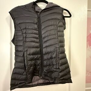 Black down vest